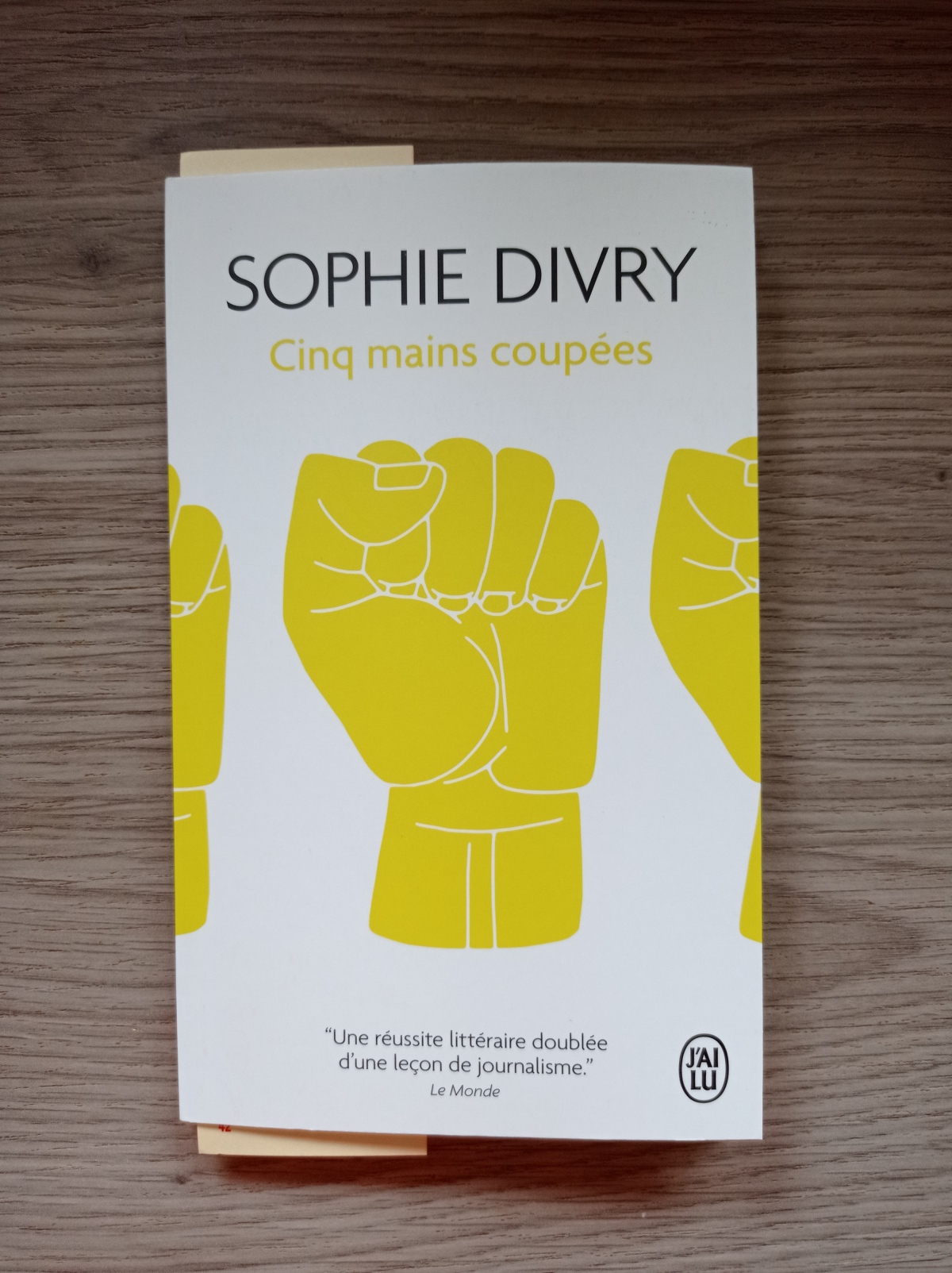 Cinq mains coupées / Sophie Divry